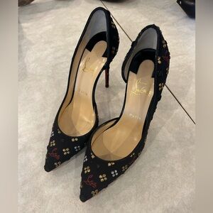 Christian louboutin  dress shoe with wording